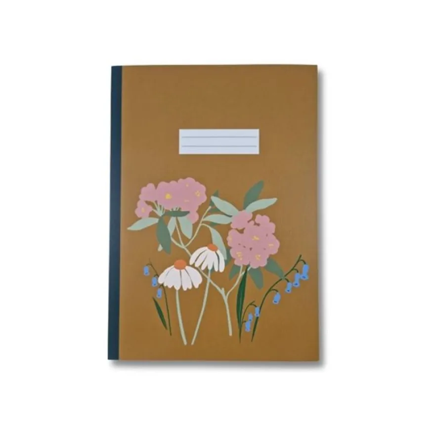 Blue Art Mr&Mrs Clynk Lilla - Carnet de notes A5 - ligné - 96 pages - bosquet rose