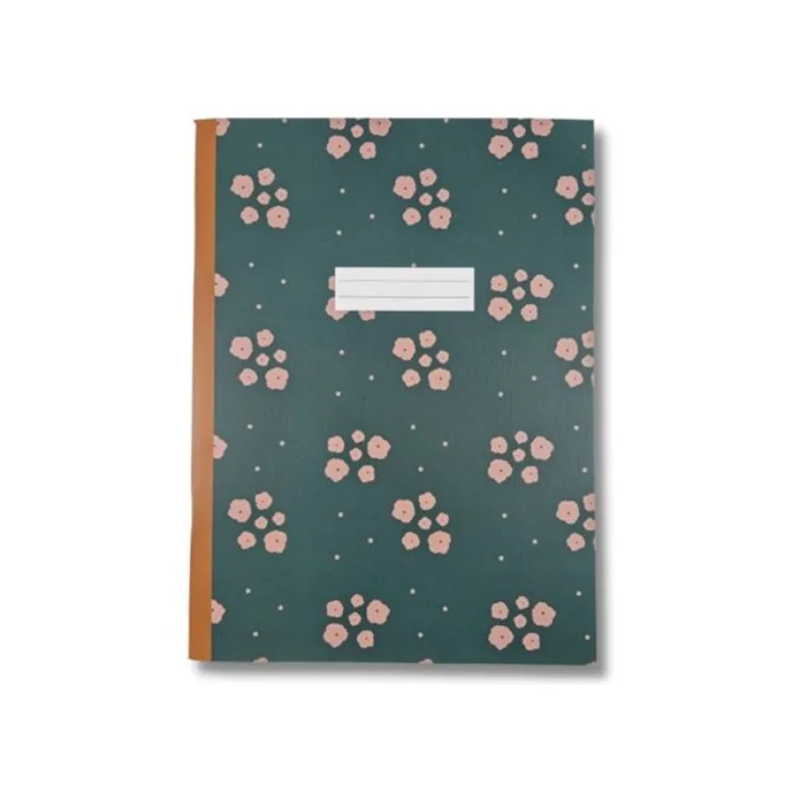 Blue Art Mr&Mrs Clynk Lilla - Carnet de notes 16,5 x 22 cm - ligné - 64 pages - mini fleurs