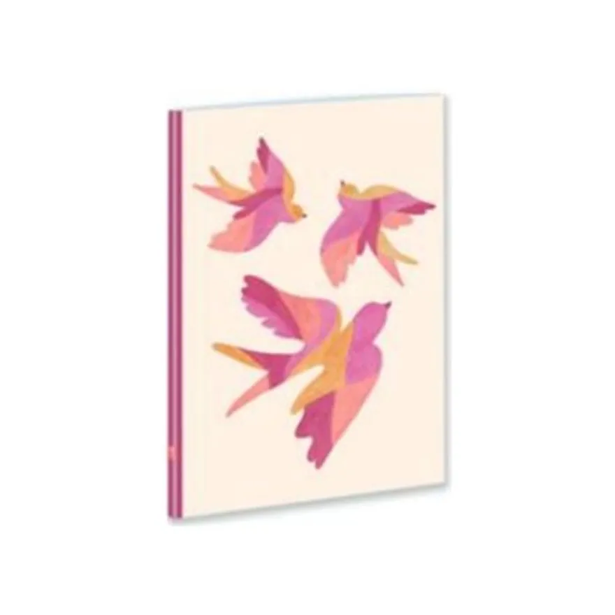 BLUE ART Summer Breeze - Carnet de notes premium - 148 x 210 mm - oiseau