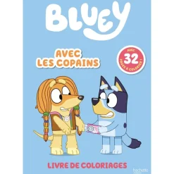 Bluey - Avec les copains - Livre de coloriages