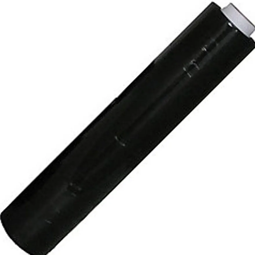 Bobine Film étirable noir opaque - 17 microns - 45 cm x 300 m