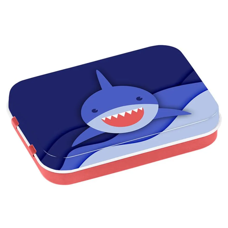 Boîte à bons points métal chat/requin - 9,2 x 6,6 x 1,7 cm - Viquel