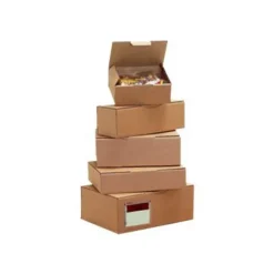 Boîte postale d'expédition - 33 cm x 10 cm x 10 cm - kraft - Torraspapel