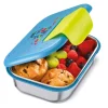 Boîte repas MINIZ en acier inoxydable 900 ml pour enfants – Design raton laveur – Hermétique et écologique