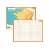 Bouchut - Ardoise médium - Fleuves/Seyes - 32 x 42 cm - double face