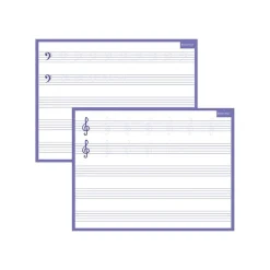 Bouchut - Ardoise médium - Solfège - 32 x 42 cm - double face