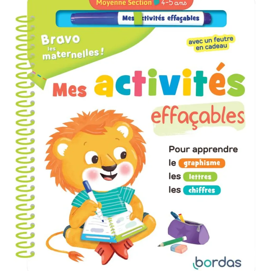 Bravo les maternelles - Mes activités effaçables - Moyenne section
