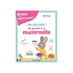 Bravo les maternelles! - Mon cahier ardoise - Ma journée à la maternelle - par Vautier Vanessa