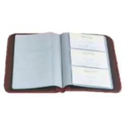 Brepols Palermo - Classeur pour cartes de visite - pour 144 cartes - brun