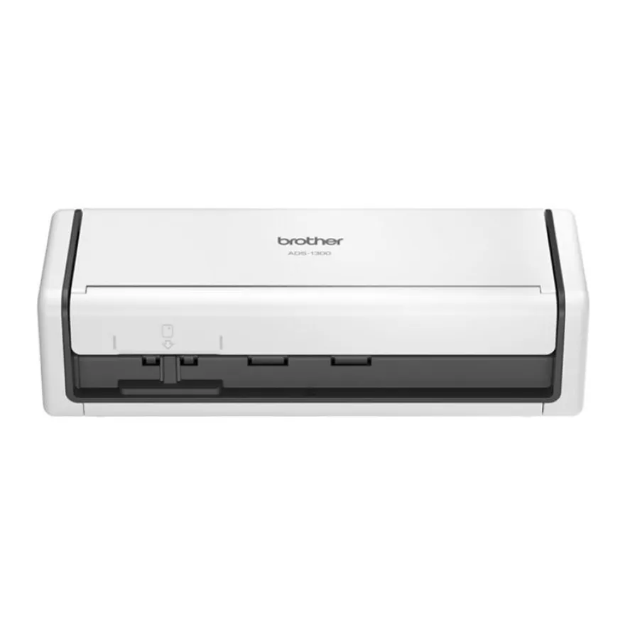 Brother ADS-1300 - Scanner de documents A4 - 600 dpi x 600 dpi - jusqu'à 30 ppm (mono) / jusqu'à 30 ppm (couleur) - USB 2.0 (Host), USB-C 3.2 Gen 1