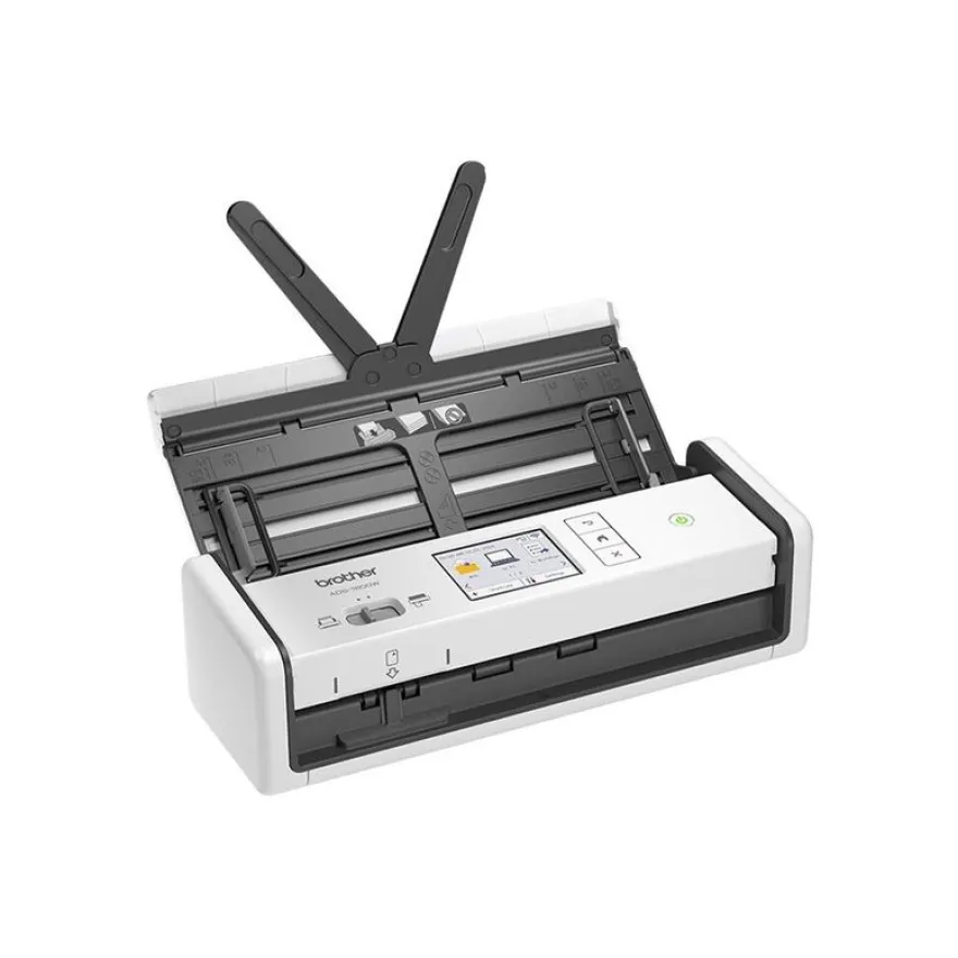 Brother ADS-1800W - Scanner de documents A4 - 600 dpi x 600 dpi - 30 ppm - Wi-Fi(n), USB 2.0, USB-C 3.2 Gen 1