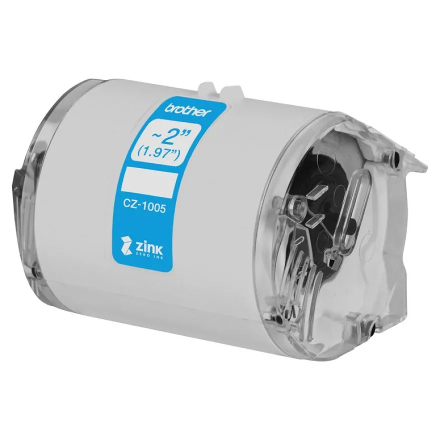 Brother CZ-15 - Ruban d'étiquettes auto-adhésives - 1 rouleau (5 mm x 5 m) - couleurs