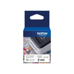 Brother CZ-13 - Ruban d'étiquettes auto-adhésives - 1 rouleau (19 mm x 5 m) - couleurs