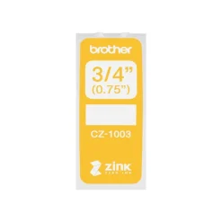 Brother CZ-13 - Ruban d'étiquettes auto-adhésives - 1 rouleau (19 mm x 5 m) - couleurs