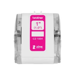Brother CZ-14 - Ruban d'étiquettes auto-adhésives - 1 rouleau (25 mm x 5 m) - couleurs