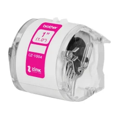 Brother CZ-14 - Ruban d'étiquettes auto-adhésives - 1 rouleau (25 mm x 5 m) - couleurs