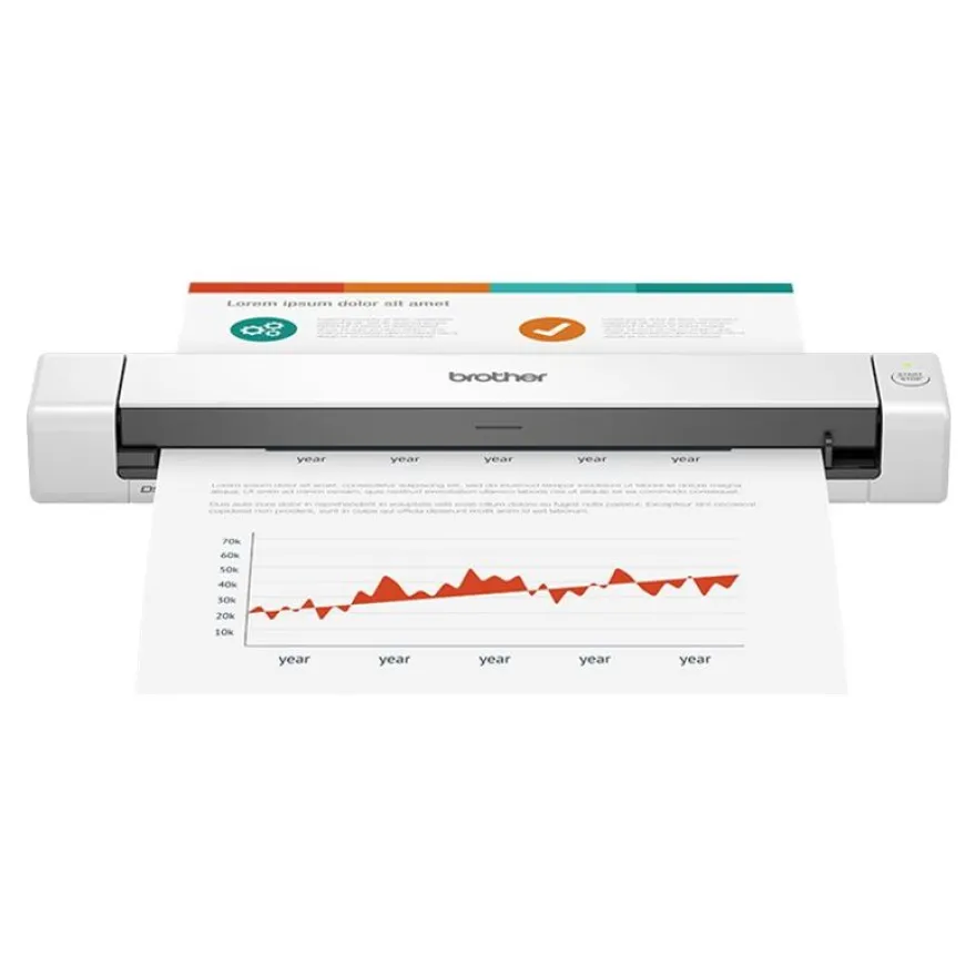 Brother DS-640 - scanner de documents A4 - portable - USB 3.0 - 1200 ppp x 1200 ppp - 15ppm