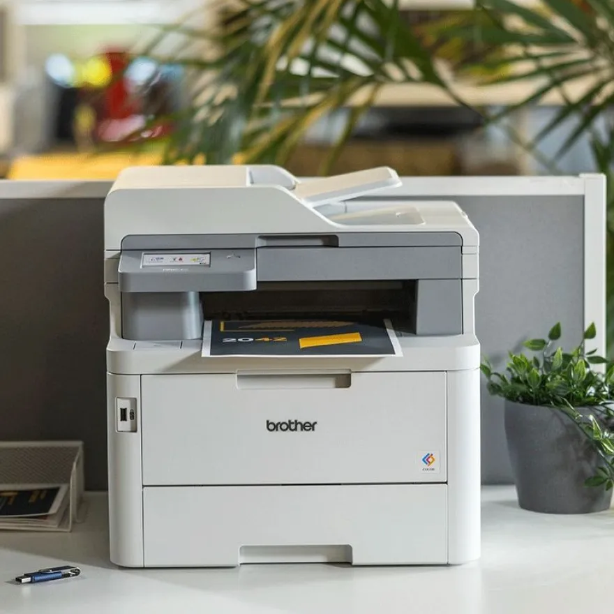 Brother MFC-L8390CDW - imprimante laser multifonction couleur A4 - USB 2.0, Gigabit LAN, Wi-Fi(n), NFC, hôte USB 2.0