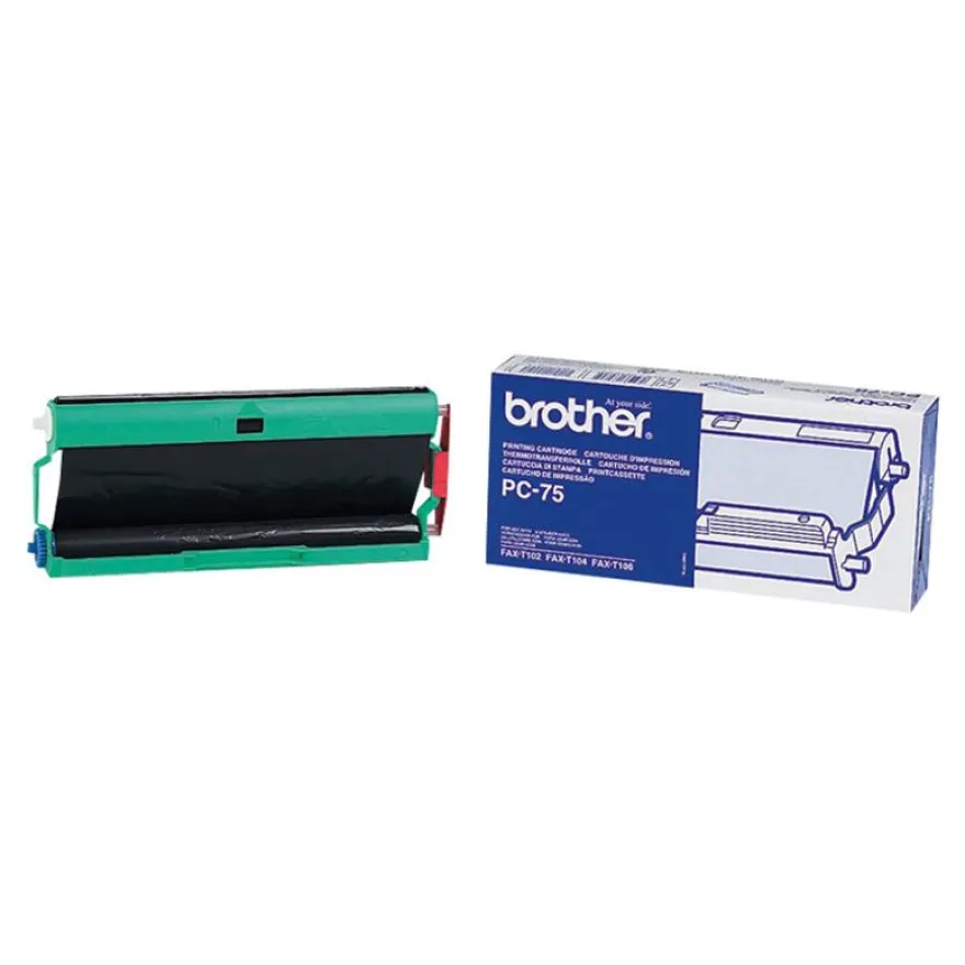 Brother PC75 - noir - ruban d'impression original