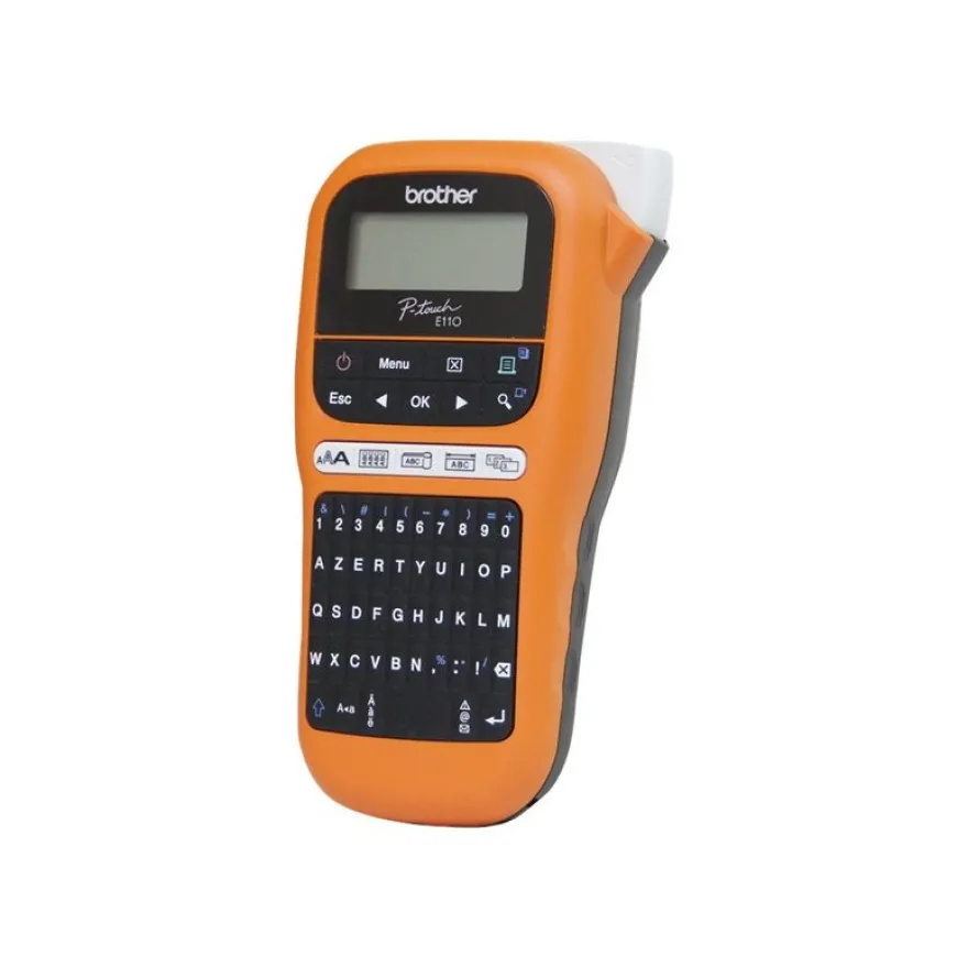 Brother P-Touch PT-E110 - imprimante d'étiquettes monochrome - impression par transfert thermique