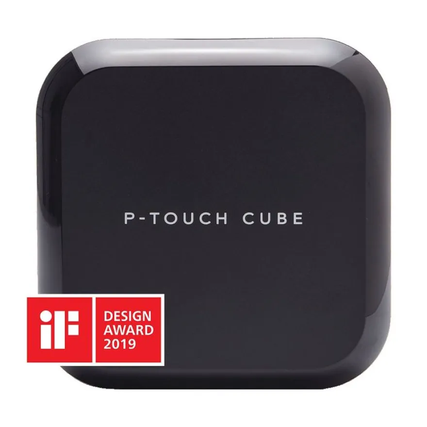 Brother PT-P710BT P-Touch Cube plus - Étiqueteuse - imprimante d'étiquettes - rechargeable Bluetooth - noir
