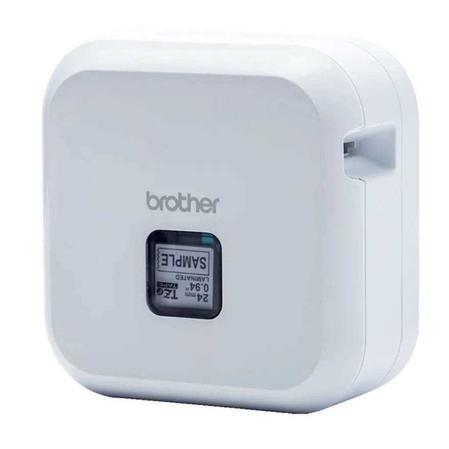 Brother PT-P710BTH P-Touch Cube plus - Étiqueteuse - imprimante d'étiquettes - rechargeable Bluetooth - Blanche