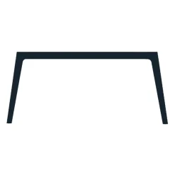 Bureau double STEELY - L120 cm - Elément de départ - Pieds carbone - plateau Blanc perle