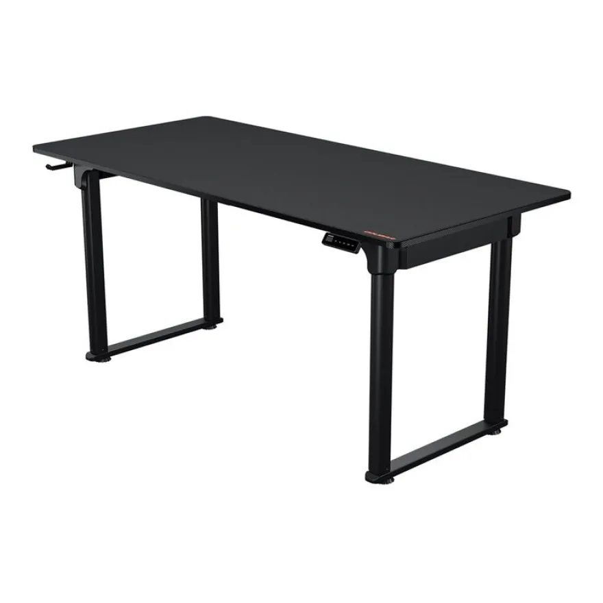 Bureau E-GRAV 160 - Bureau gaming assis/debout - réglage électrique - L160 cm - noir