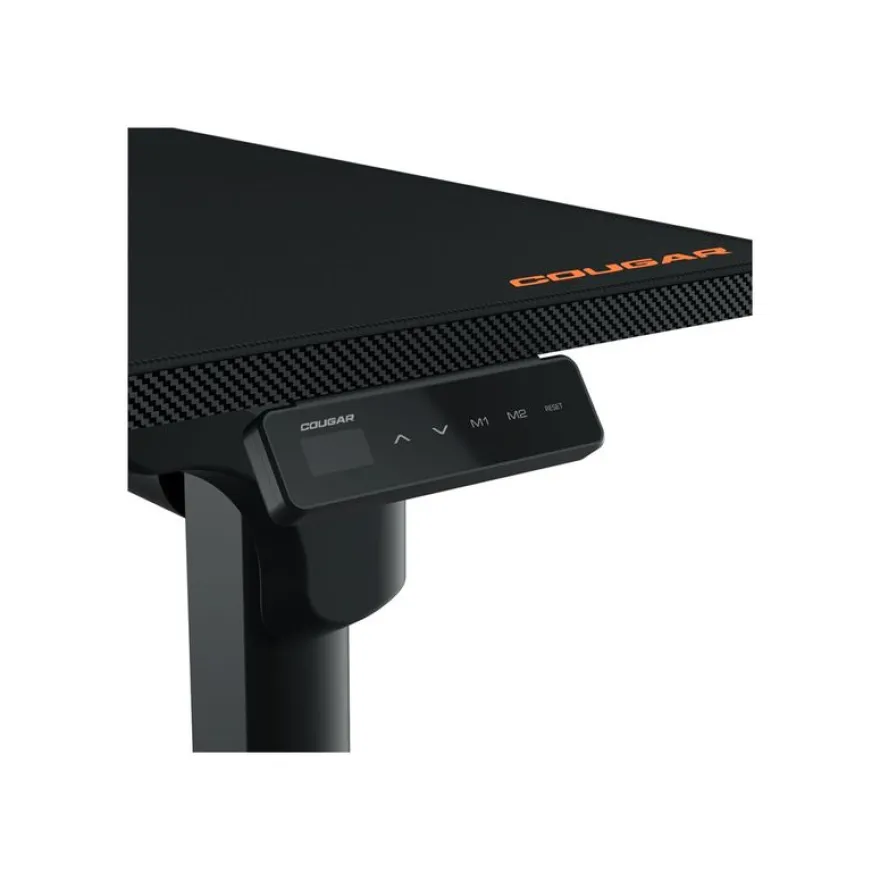 Bureau E-GRAV 160 - Bureau gaming assis/debout - réglage électrique - L160 cm - noir