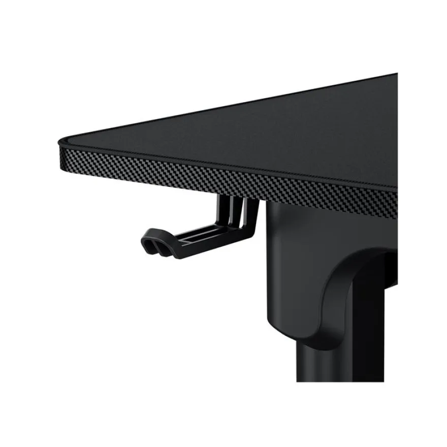 Bureau E-GRAV 160 - Bureau gaming assis/debout - réglage électrique - L160 cm - noir