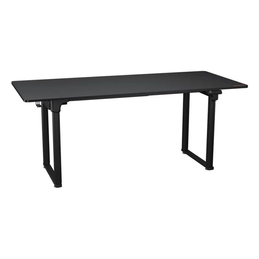 Bureau E-GRAV 180 - Bureau gaming assis/debout - réglage électrique - L180 cm - noir