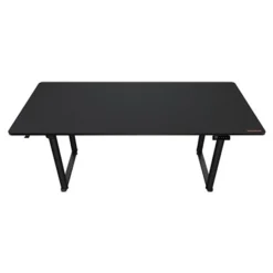 Bureau E-GRAV 180 - Bureau gaming assis/debout - réglage électrique - L180 cm - noir