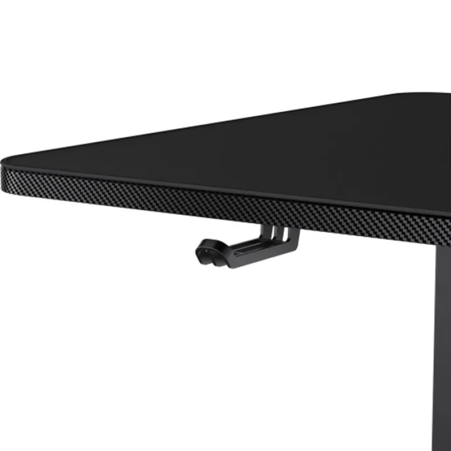 Bureau E-Star 140 - Bureau gaming assis/debout - réglage électrique - L140 cm - noir