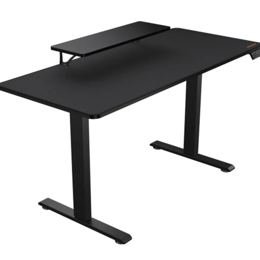 Bureau E-Star 140 - Bureau gaming assis/debout - réglage électrique - L140 cm - noir