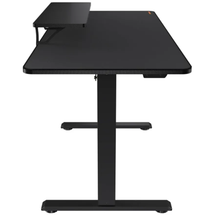 Bureau E-Star 140 - Bureau gaming assis/debout - réglage électrique - L140 cm - noir