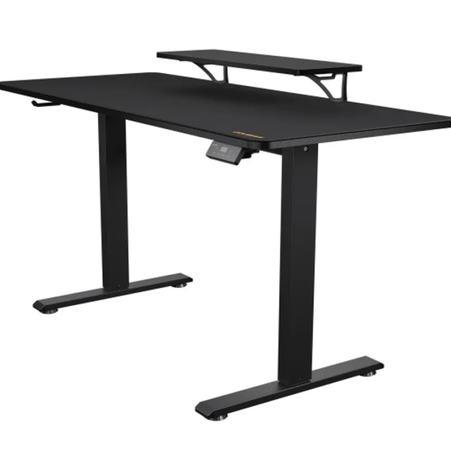 Bureau E-Star 140 - Bureau gaming assis/debout - réglage électrique - L140 cm - noir