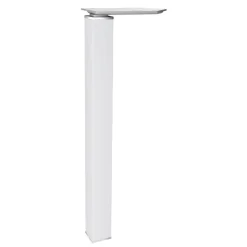 Bureau EXPRIM Manager - L200 x P100 x H72,5 cm - Plateau imitation chêne clair - Pieds blanc