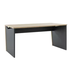 Bureau ITALIC - L120 - Imitation chêne du bocage/anthracite