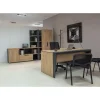 Bureau manager ARCADE - 165 cm - chêne/anthracite