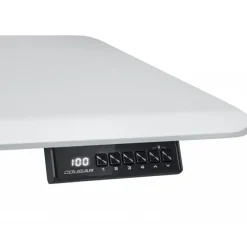 Bureau ROYAL MOSSA - Bureau gaming assis/debout - réglage électrique - L120 cm - blanc