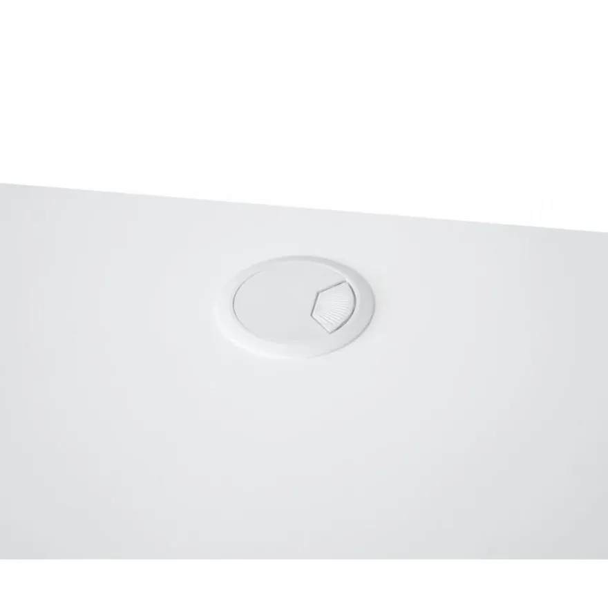 Bureau ROYAL MOSSA - Bureau gaming assis/debout - réglage électrique - L120 cm - blanc