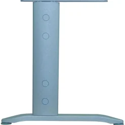 Bureau symétrique 120° IDRA - L185 cm - pieds alu - plateau imitation noyer