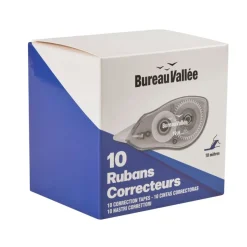 Bureau Vallée – 10 rubans correcteur 5mm x 10m