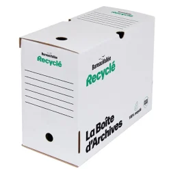 Bureau Vallée Recyclé - 25 boîtes d'archives - dos 15 cm