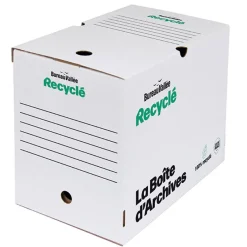Bureau Vallée Recyclé - 25 boîtes d'archives - dos 20 cm
