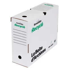 Bureau Vallée Recyclé - 25 boîtes d'archives - dos 10 cm