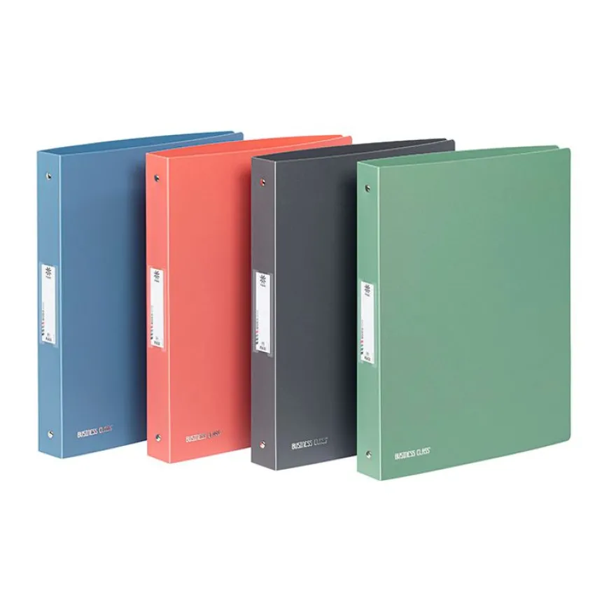 Business class' - Classeur Maxi - 4 anneaux - Format A4 - couleurs assorties