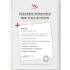 Cadre en plastique verre classique WALTHER "New Lifestyle" 20 x 30 cm coloris blanc