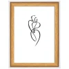 Cadre photo bois WALTHER "Silhouette" 10 x 15 cm coloris naturel