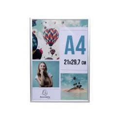 Cadre photo Exacompta - 21 x 29,7 cm (A4) - aluminium